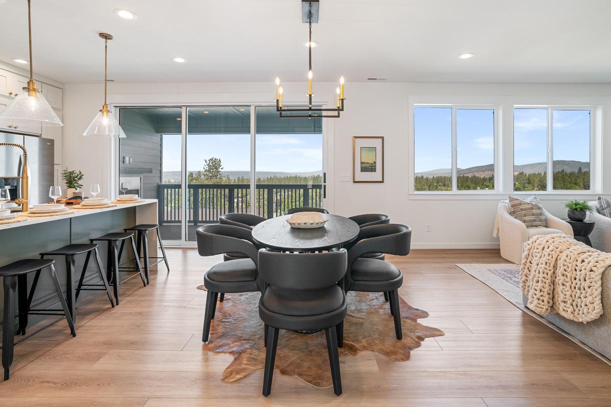 Elevation Image:Franklin on home site 5 offers westerly views from the open living space