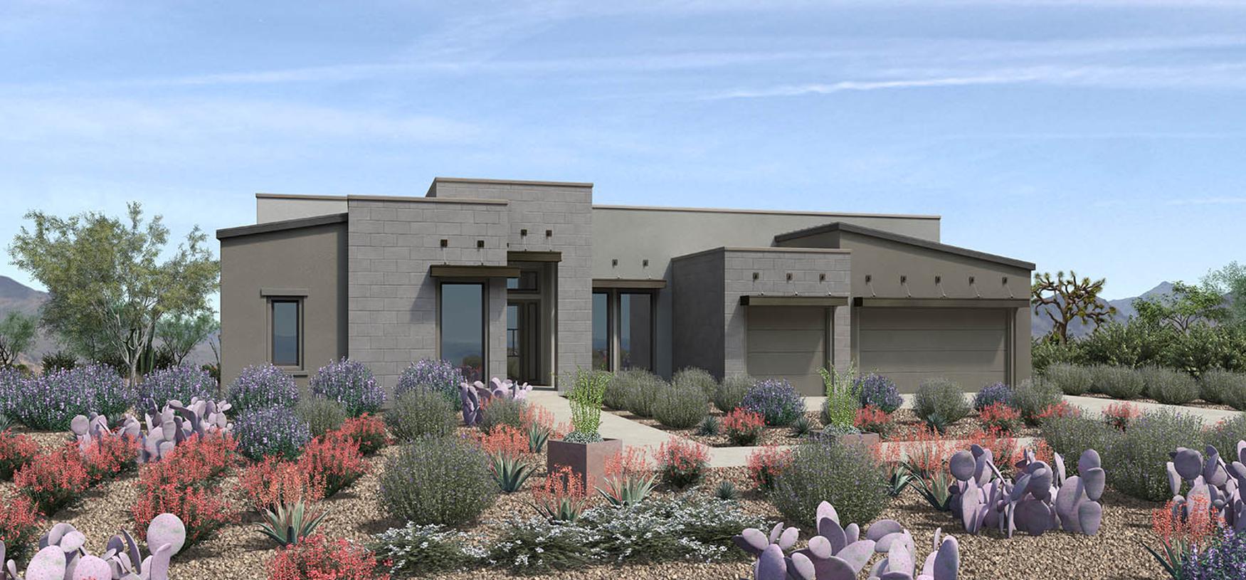 Elevation Image:Mayne Desert Contemporary Front Exterior