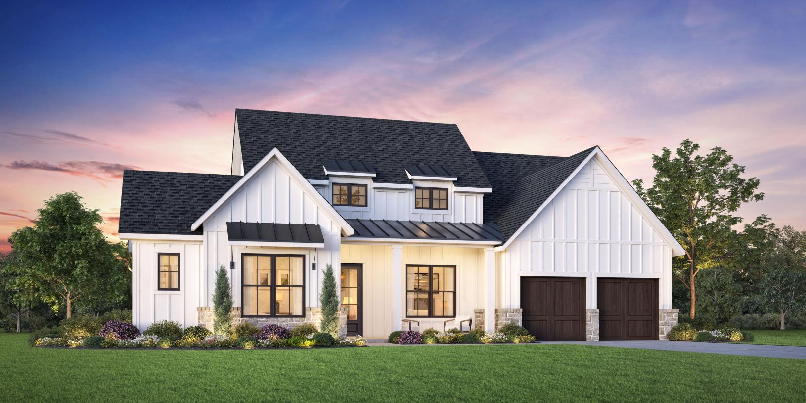 Elevation Image:Modern Farmhouse