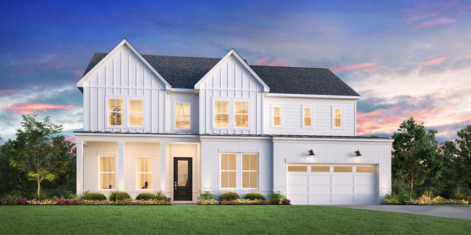 Elevation Image:Modern Farmhouse