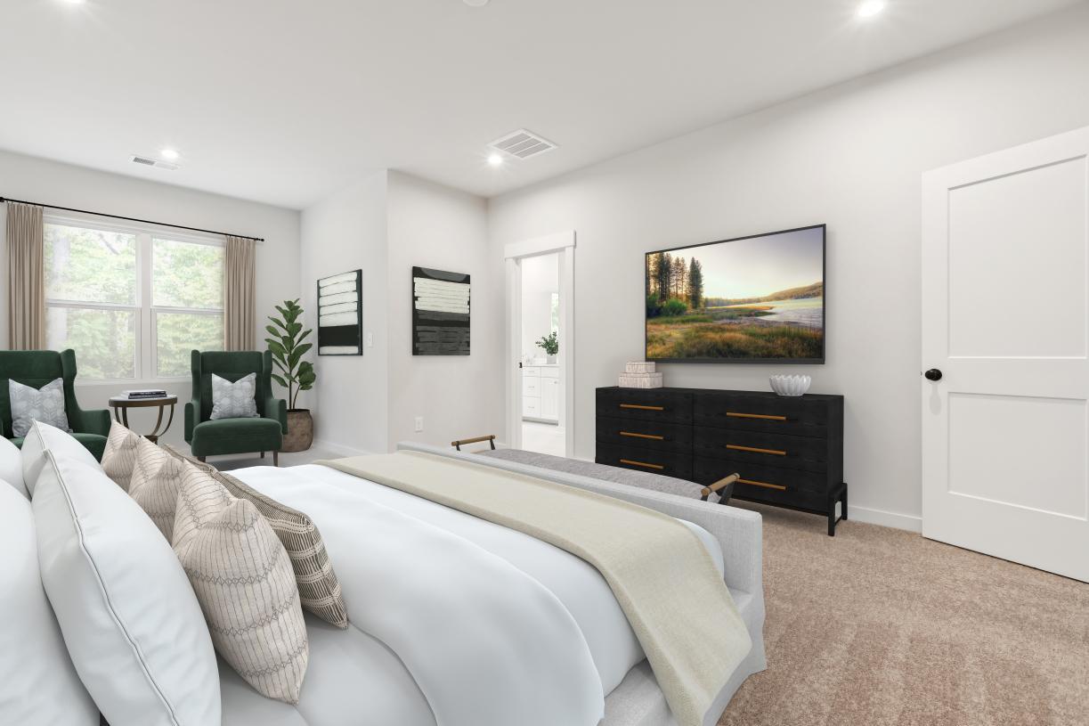 Elevation Image:Serene primary bedroom suite with seating area