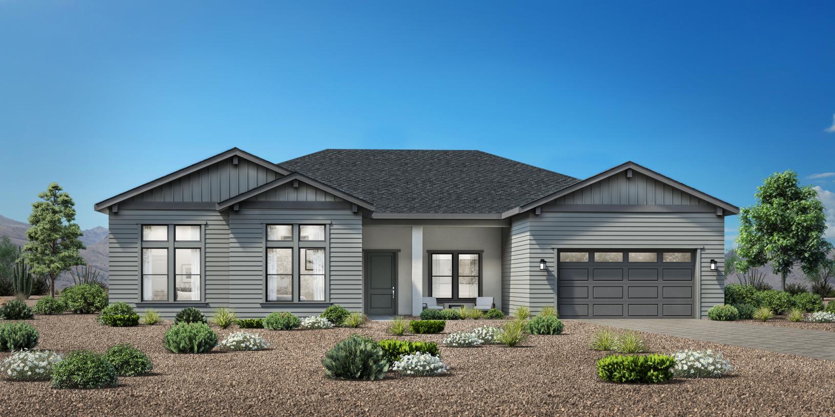 Elevation Image:Modern Craftsman