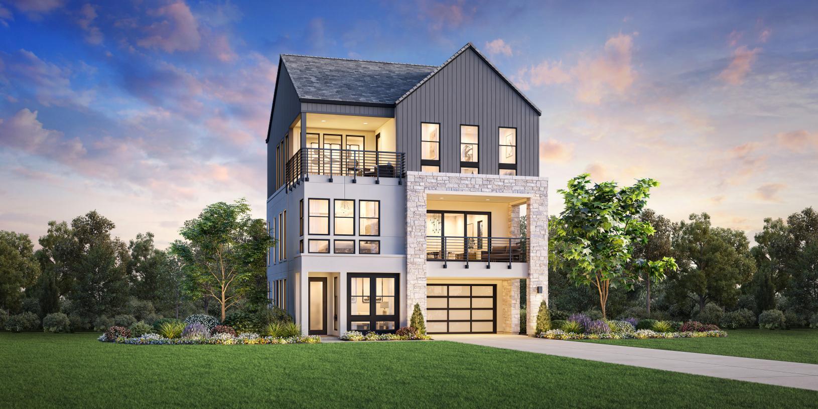 Elevation Image:Modern Farmhouse