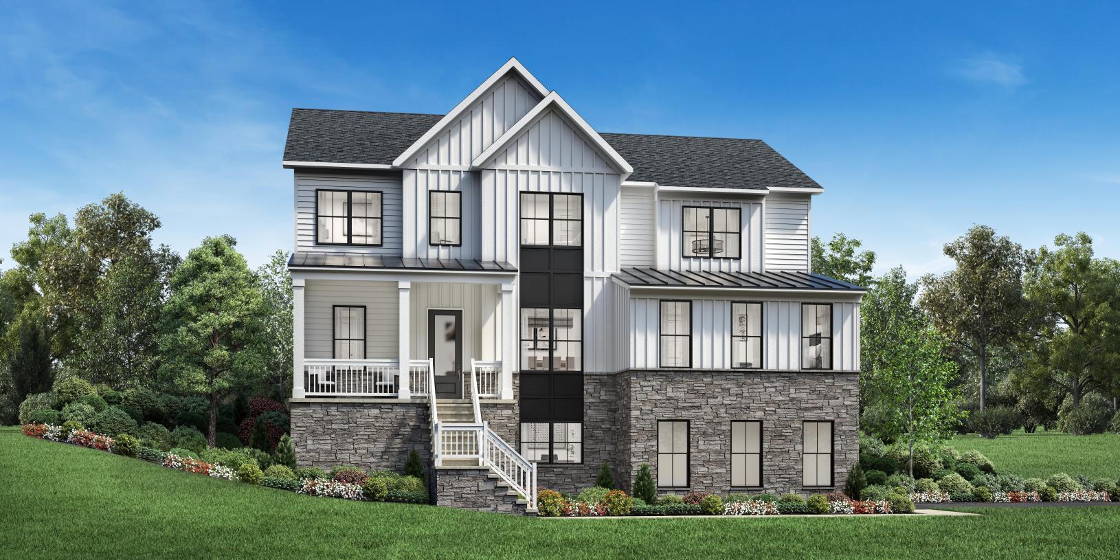 Elevation Image:Modern Farmhouse