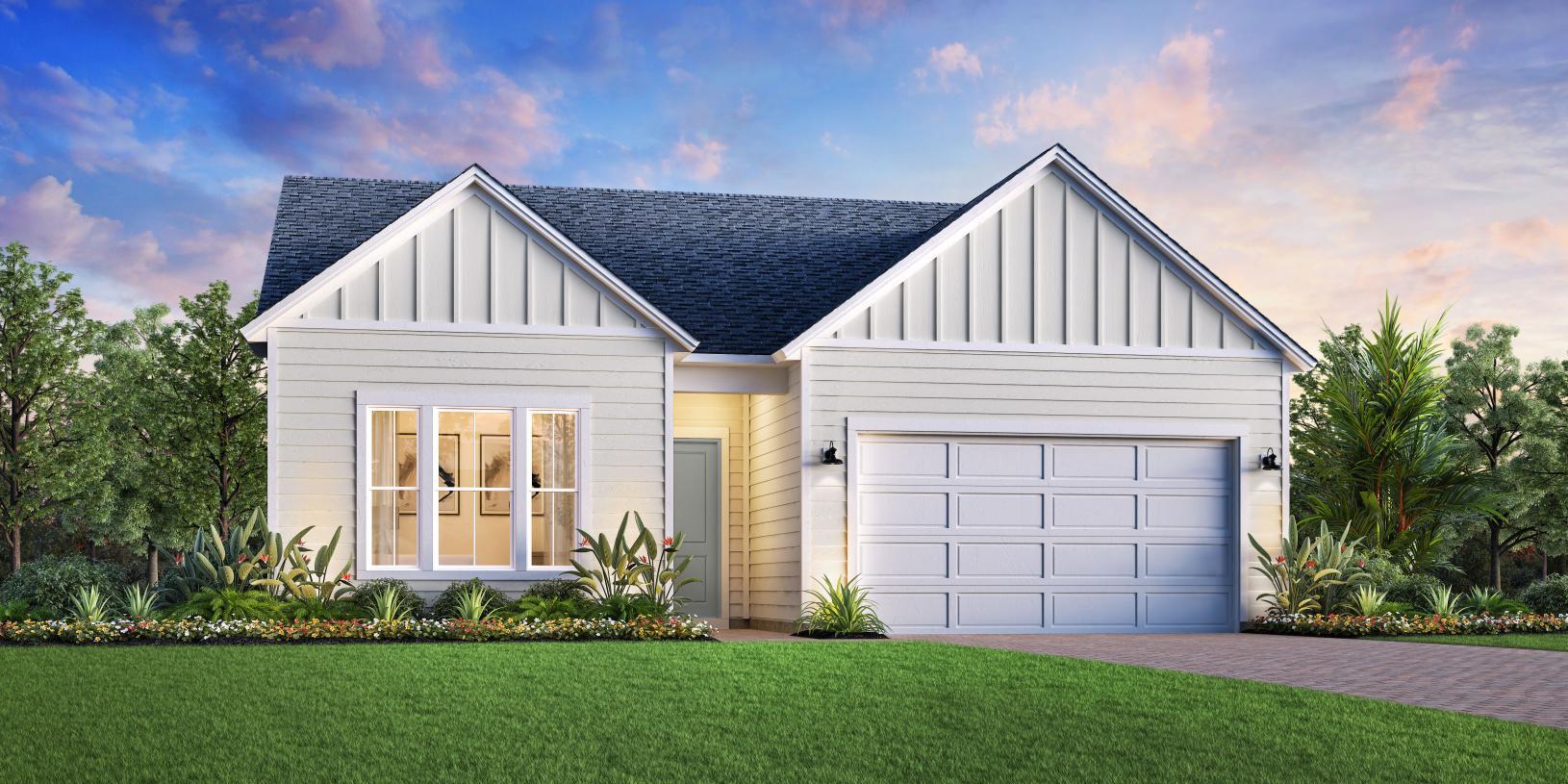 Elevation Image:Modern Farmhouse