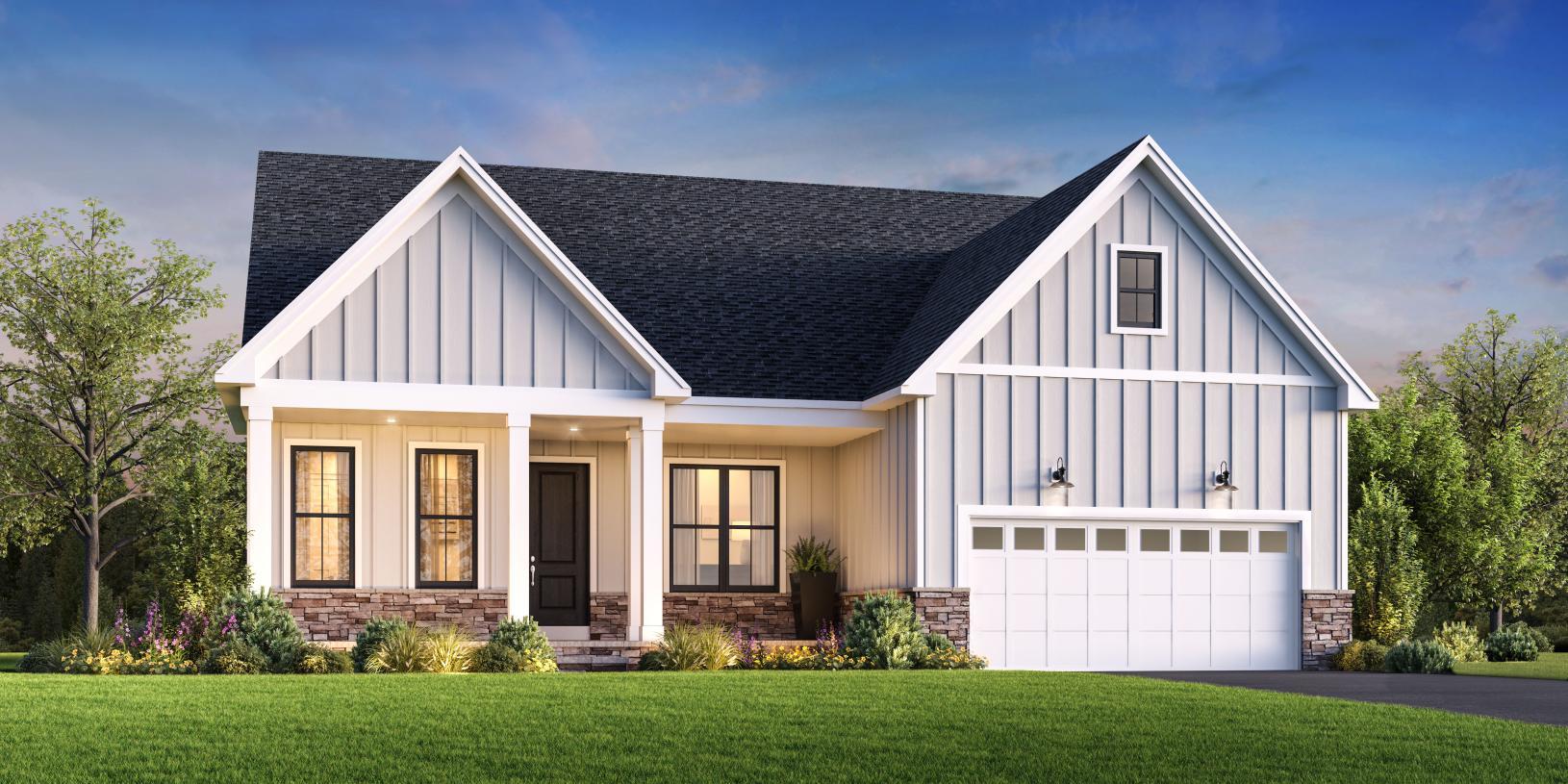 Elevation Image:Modern Farmhouse