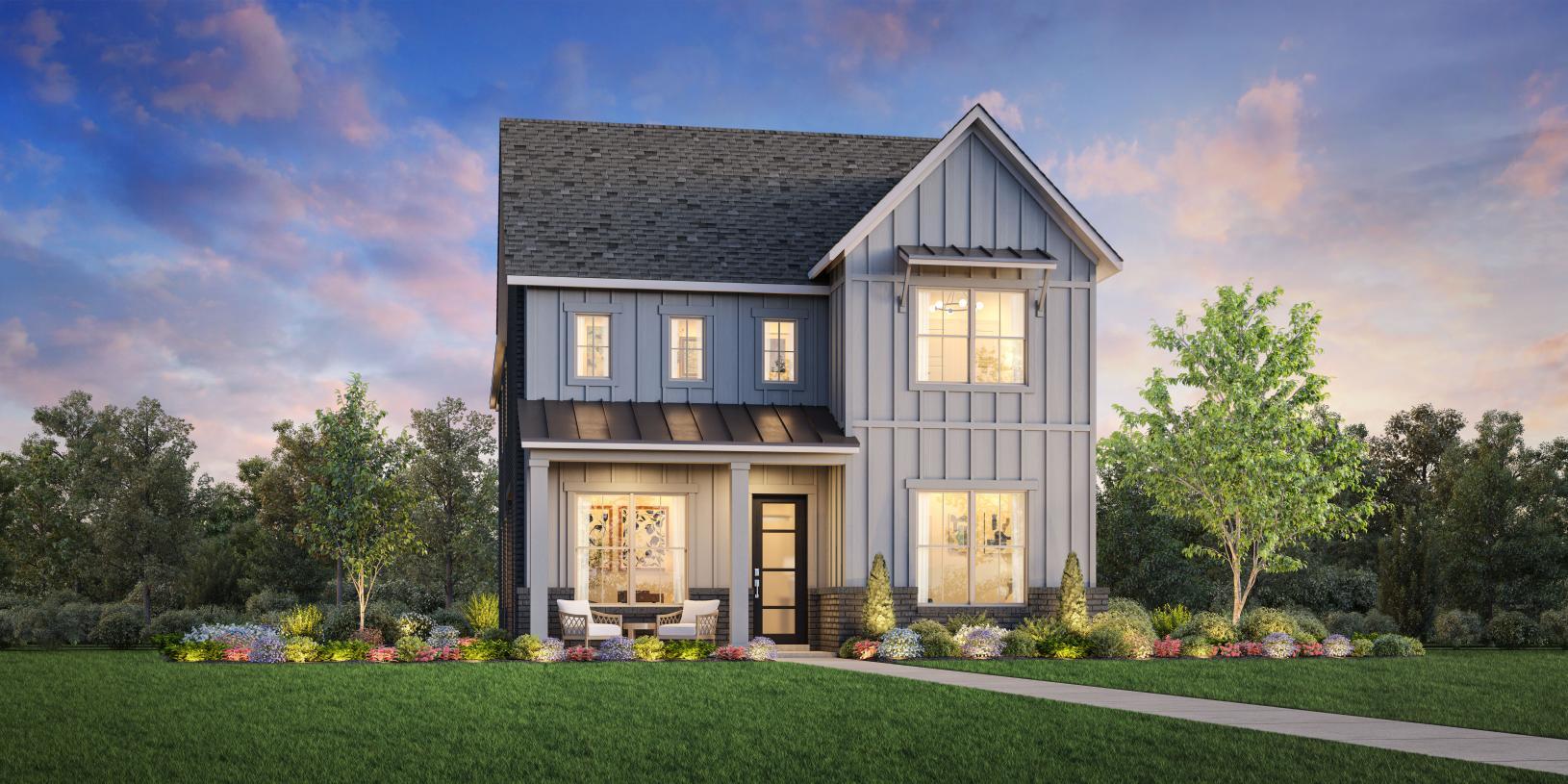 Elevation Image:Modern Farmhouse