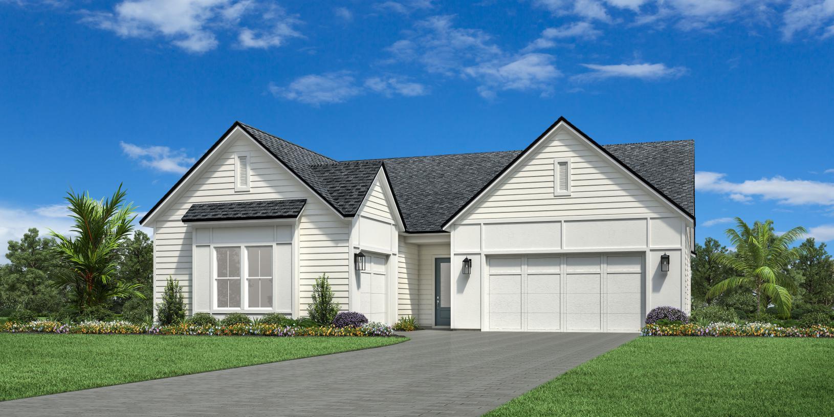 Elevation Image:Modern Ranch