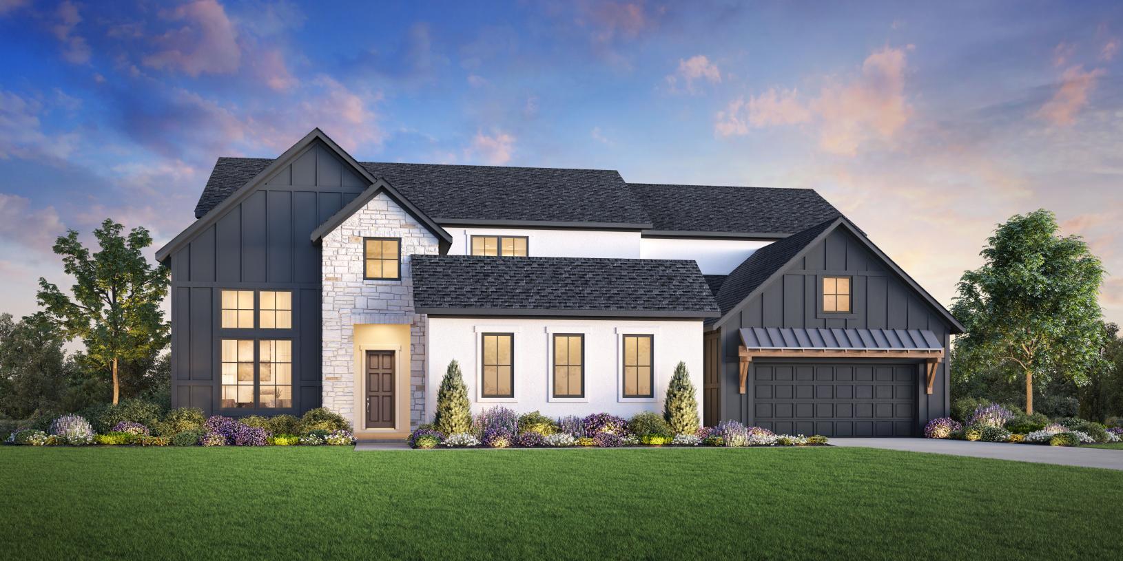 Elevation Image:Modern Farmhouse