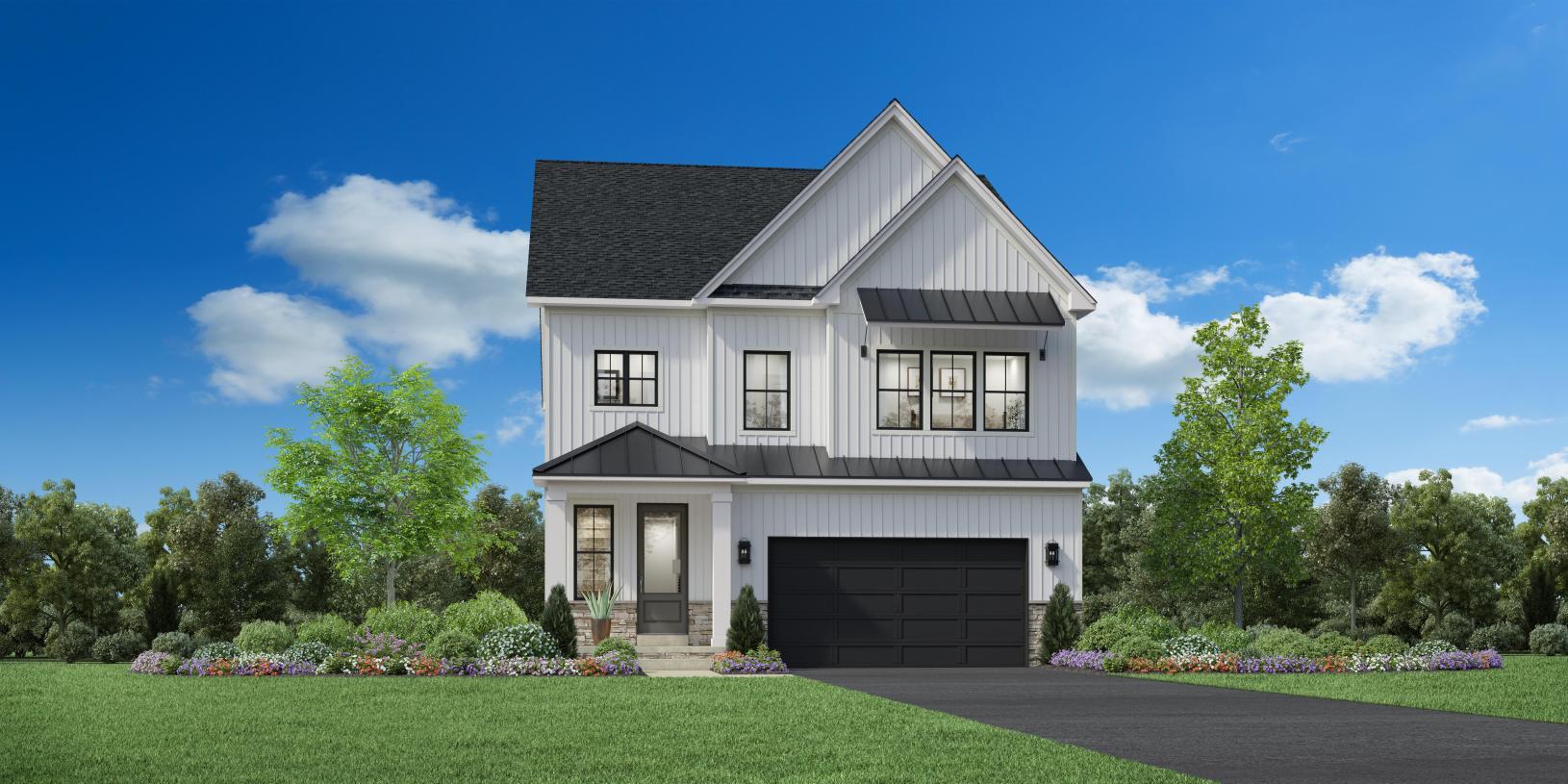 Elevation Image:Modern Farmhouse