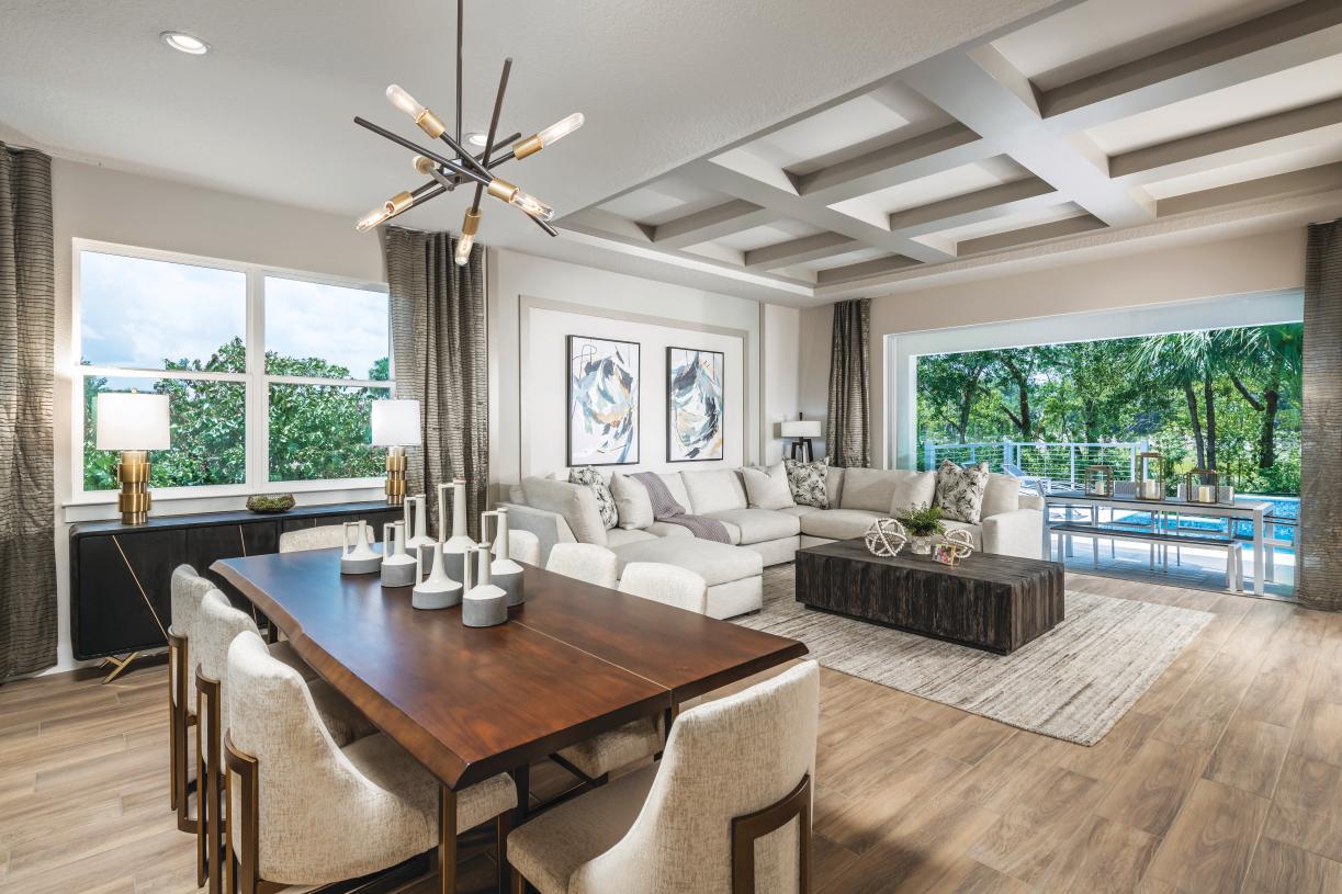 Elevation Image:Experience the ultimate in luxury living with this seamless indoor-outdoor great room