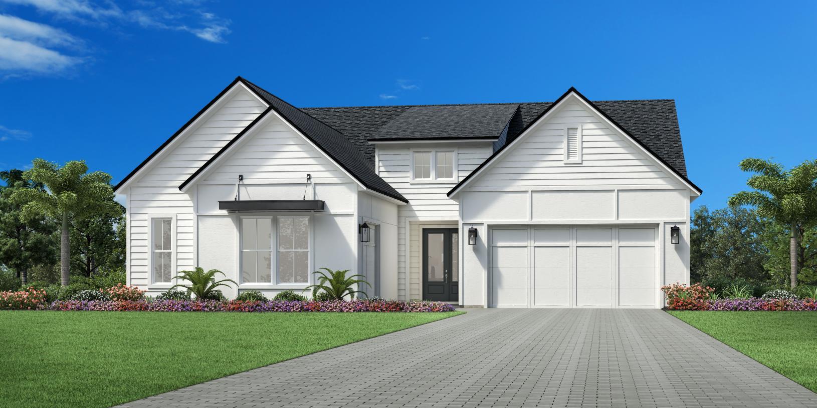 Elevation Image:Modern Ranch