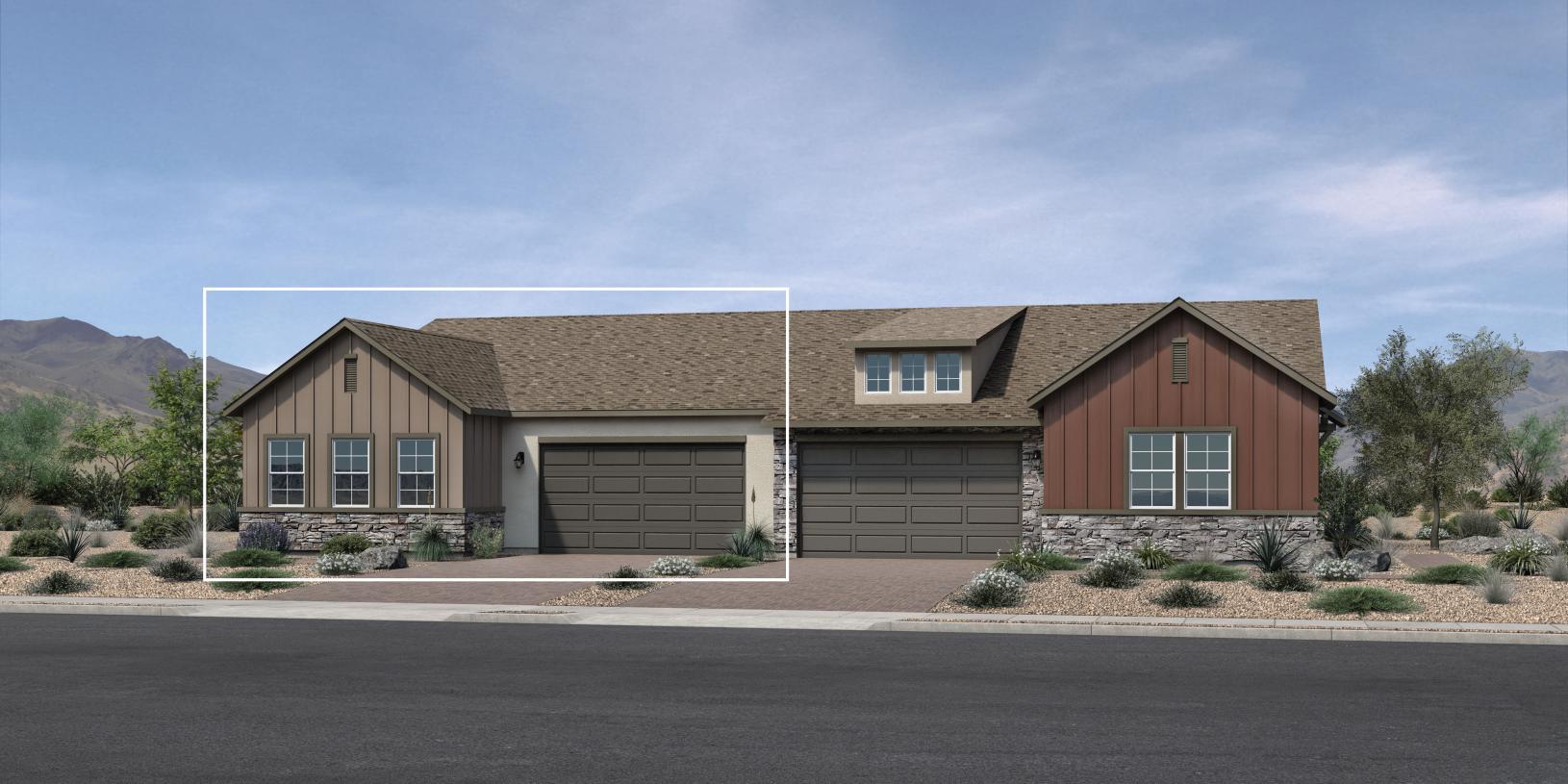 Elevation Image:Modern Farmhouse