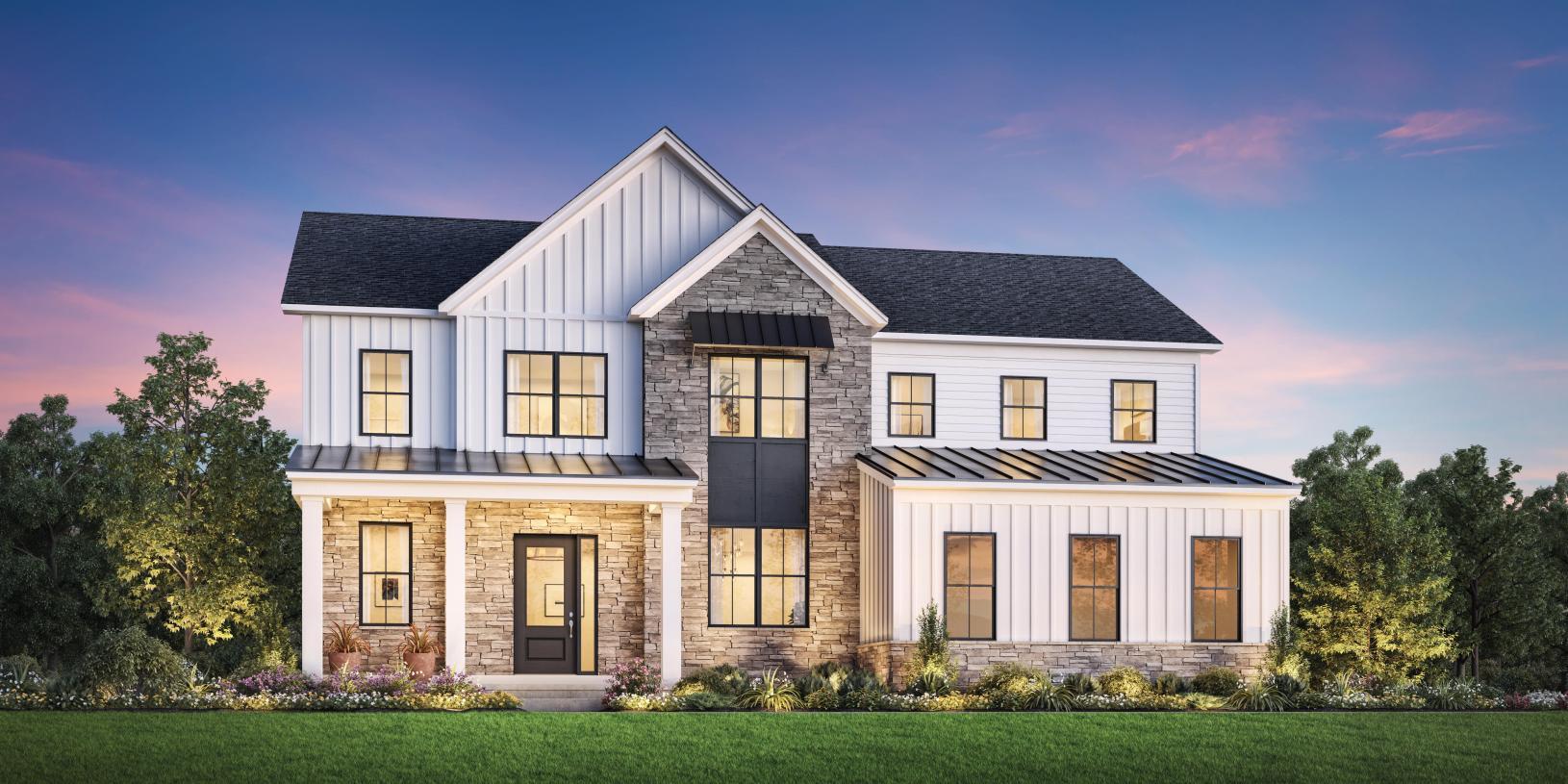 Elevation Image:Modern Farmhouse