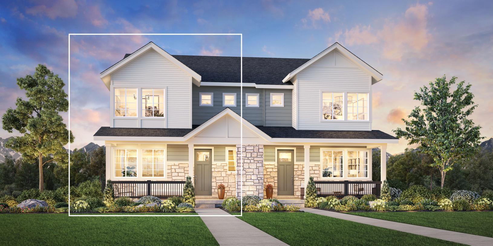 Elevation Image:Modern Craftsman