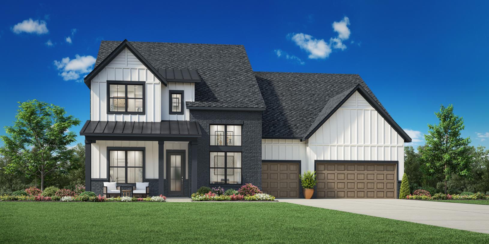 Elevation Image:Contemporary Farmhouse