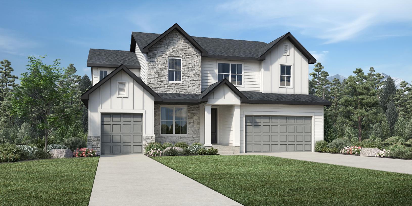 Elevation Image:Modern Farmhouse
