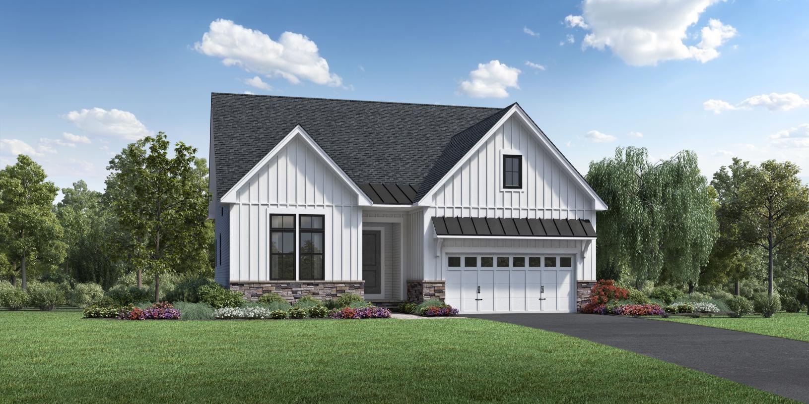 Elevation Image:Modern Farmhouse