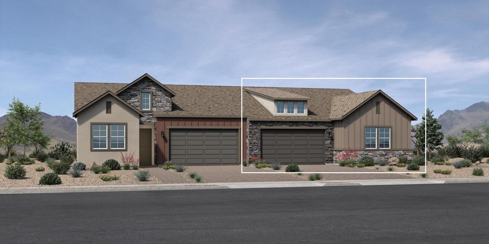 Elevation Image:Modern Farmhouse