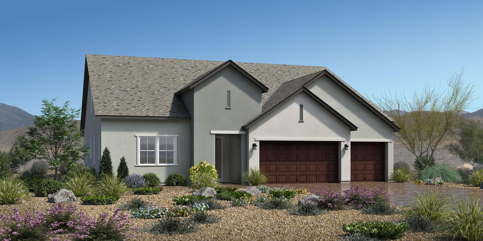 Elevation Image:Modern Ranch