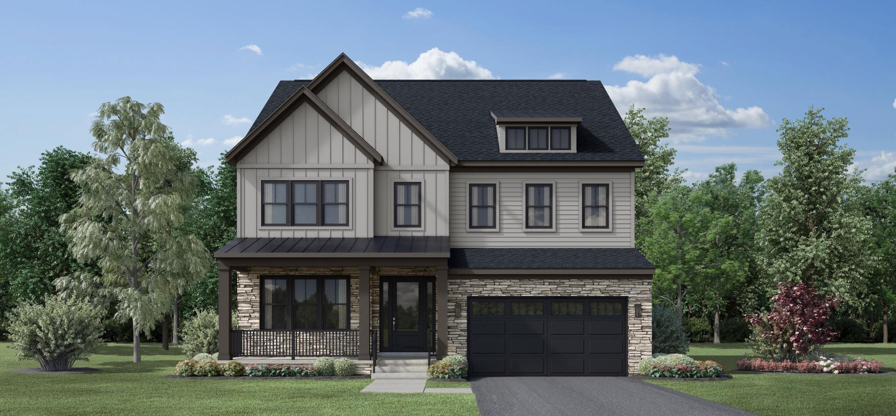 Elevation Image:Modern Craftsman
