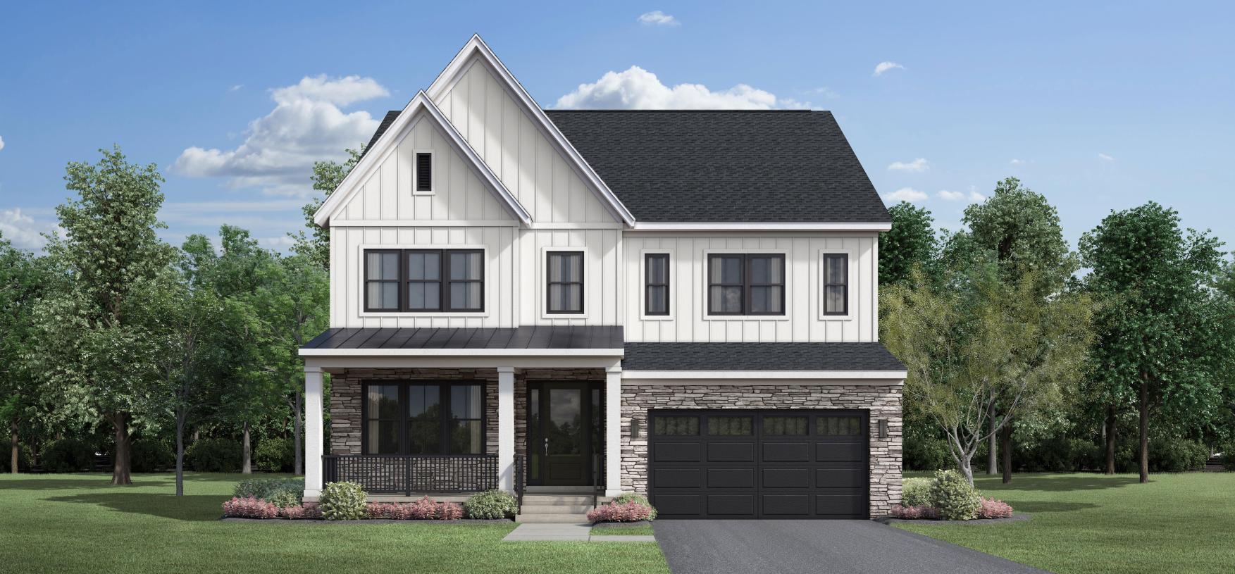 Elevation Image:Modern Farmhouse