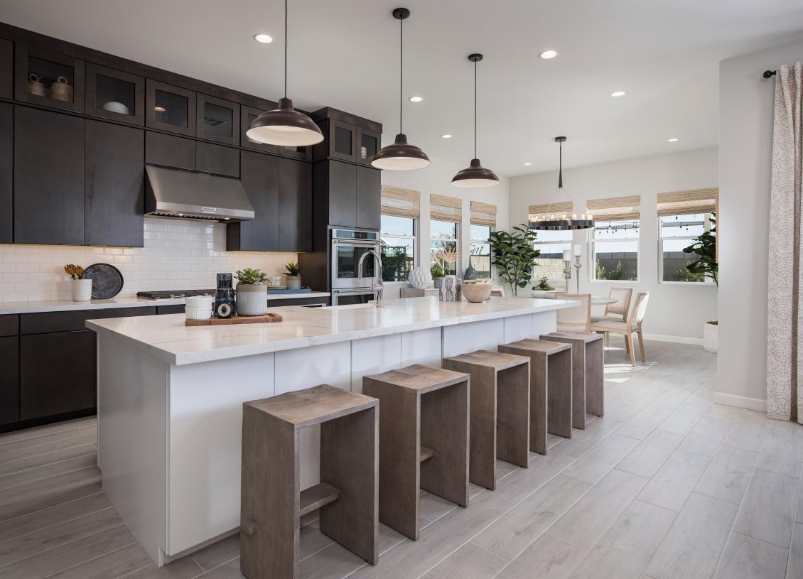 Elevation Image:Gourmet kitchen with upgraded cabinets, countertops, and KitchenAid appliances