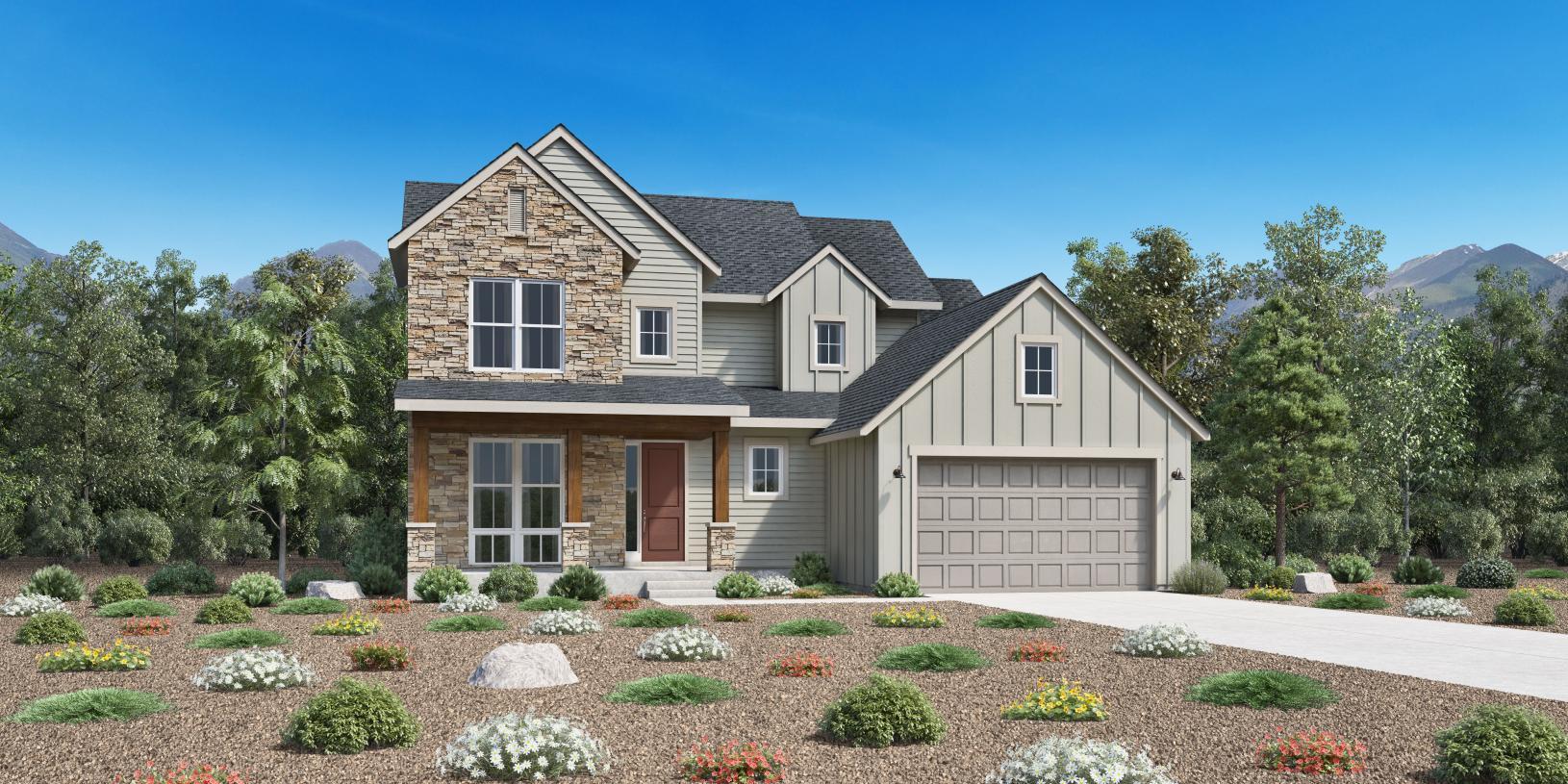 Elevation Image:Modern Farmhouse
