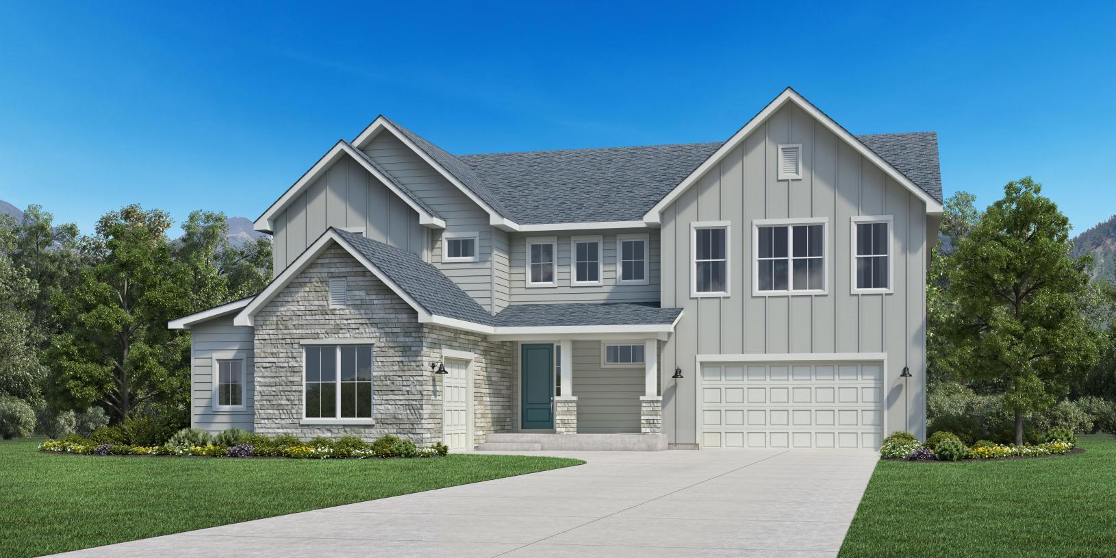Elevation Image:Modern Farmhouse