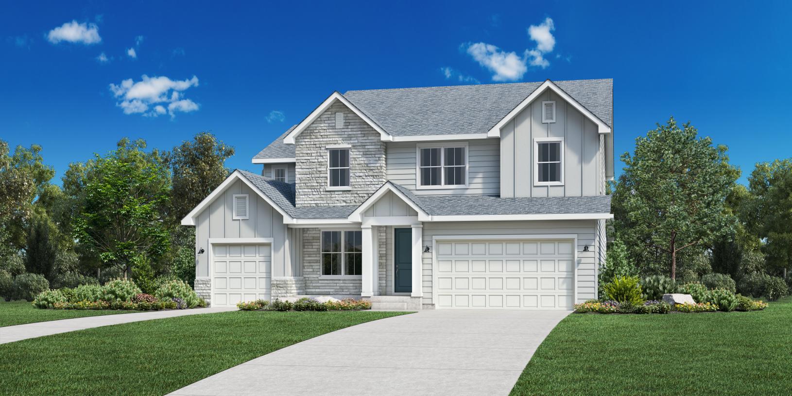 Elevation Image:Modern Farmhouse
