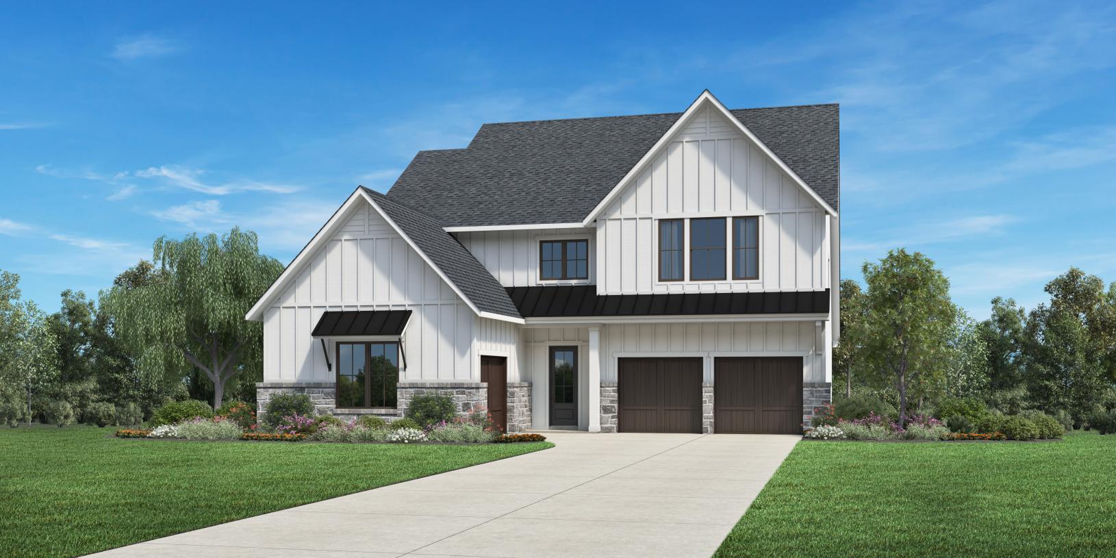 Elevation Image:Modern Farmhouse