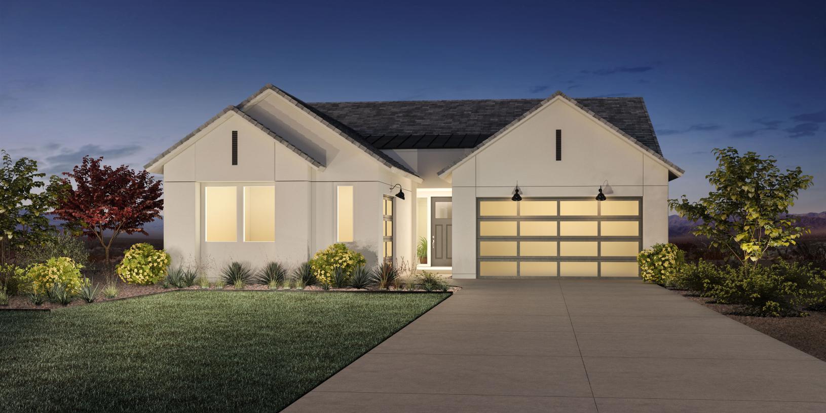 Elevation Image:Contemporary Farmhouse