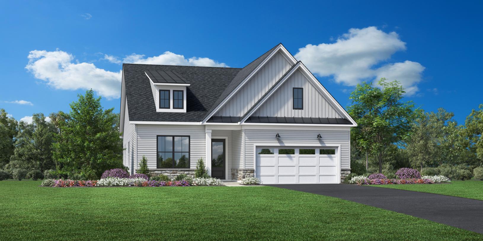 Elevation Image:Modern Farmhouse