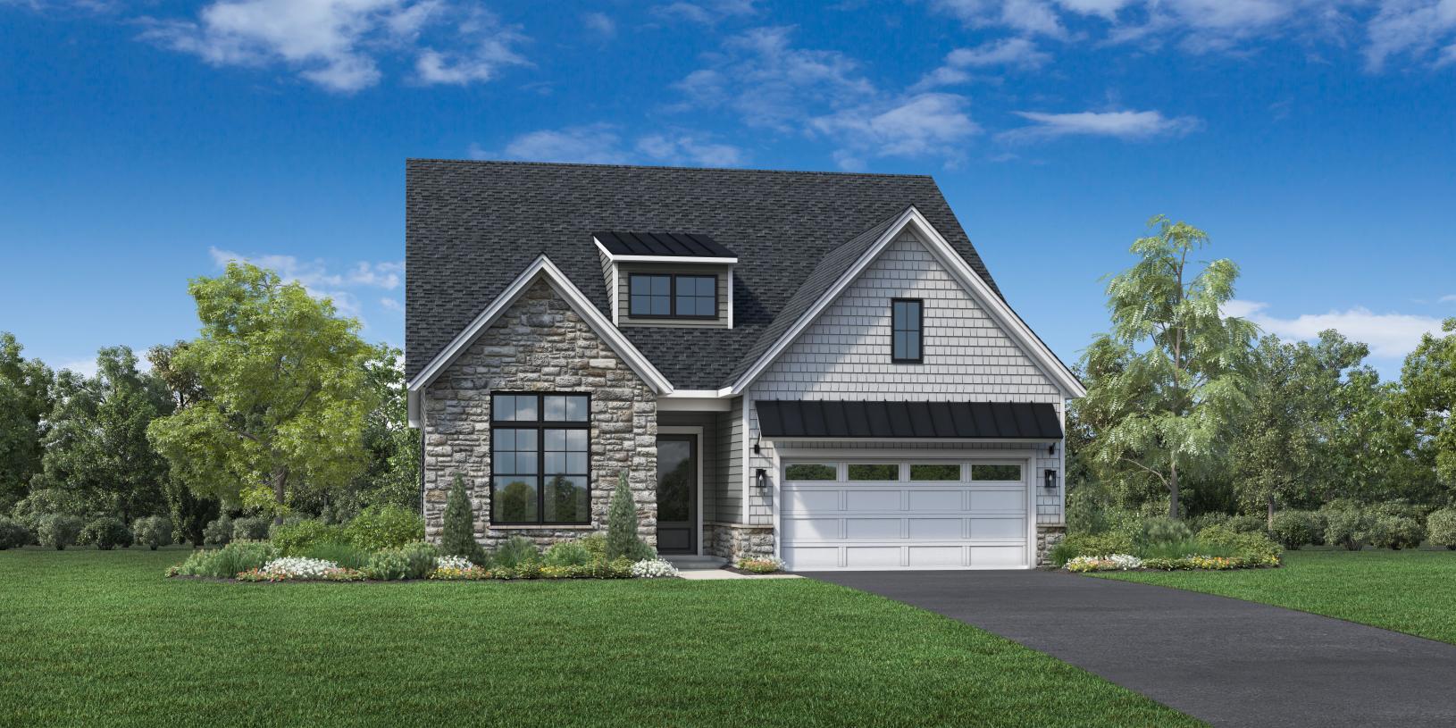 Elevation Image:Modern Craftsman