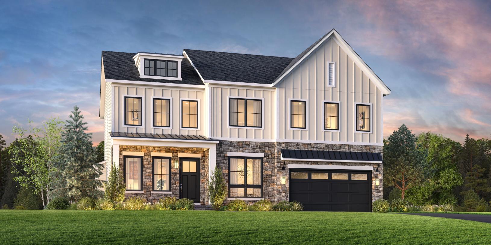 Elevation Image:Modern Farmhouse