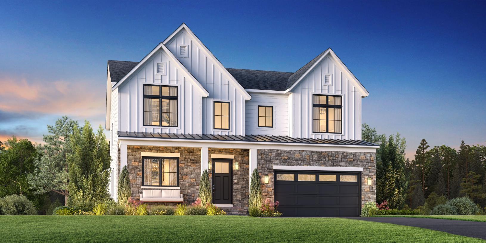 Elevation Image:Modern Farmhouse