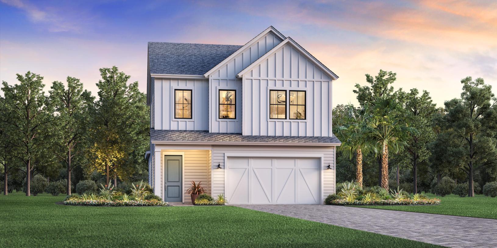 Elevation Image:Modern Farmhouse