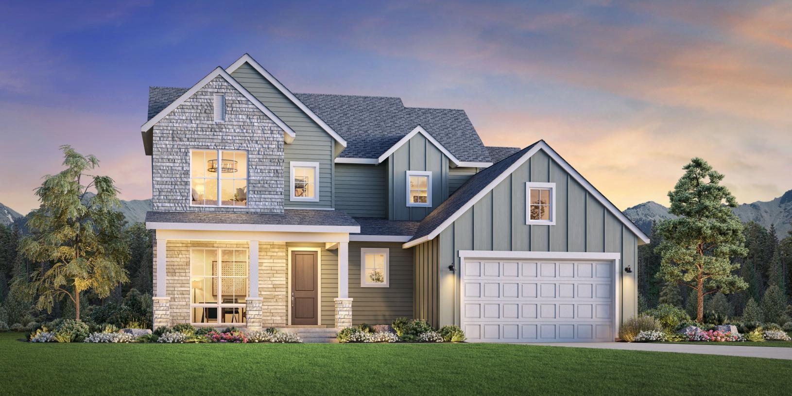 Elevation Image:Modern Farmhouse