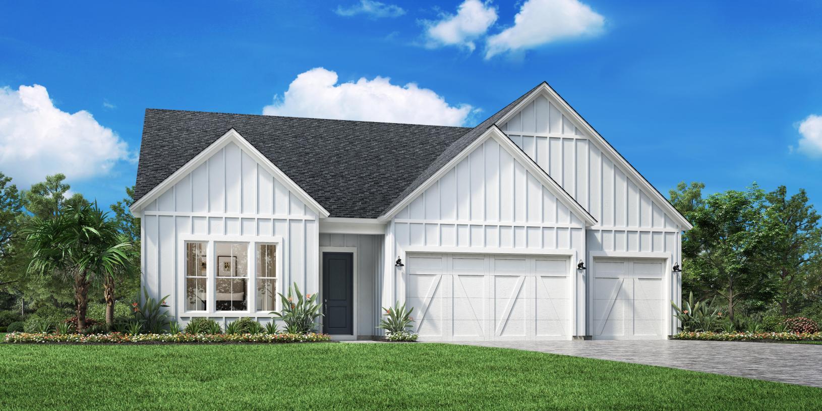 Elevation Image:Modern Farmhouse