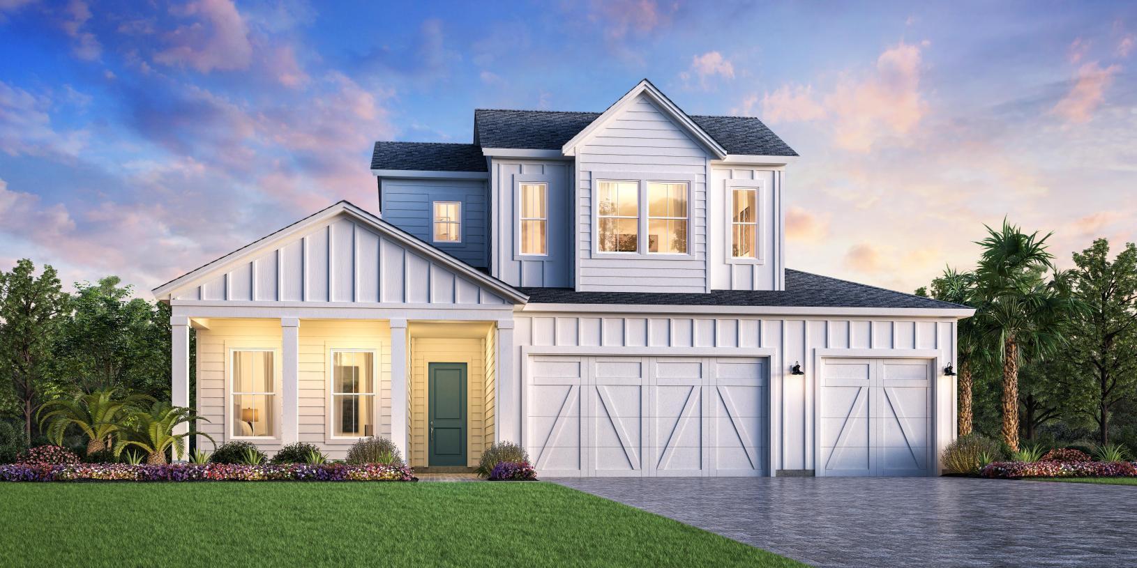 Elevation Image:Modern Farmhouse