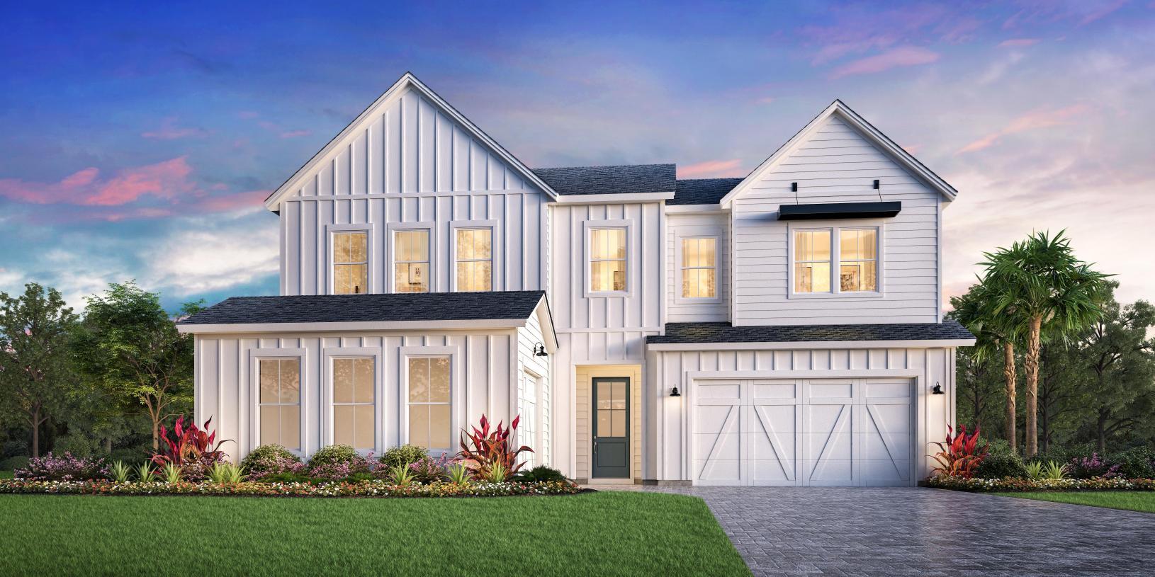 Elevation Image:Modern Farmhouse