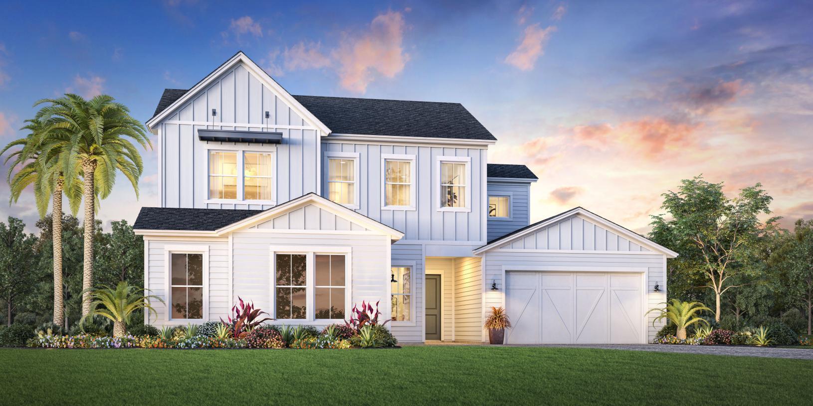 Elevation Image:Modern Farmhouse