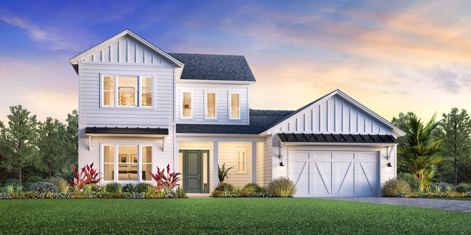 Elevation Image:Modern Farmhouse