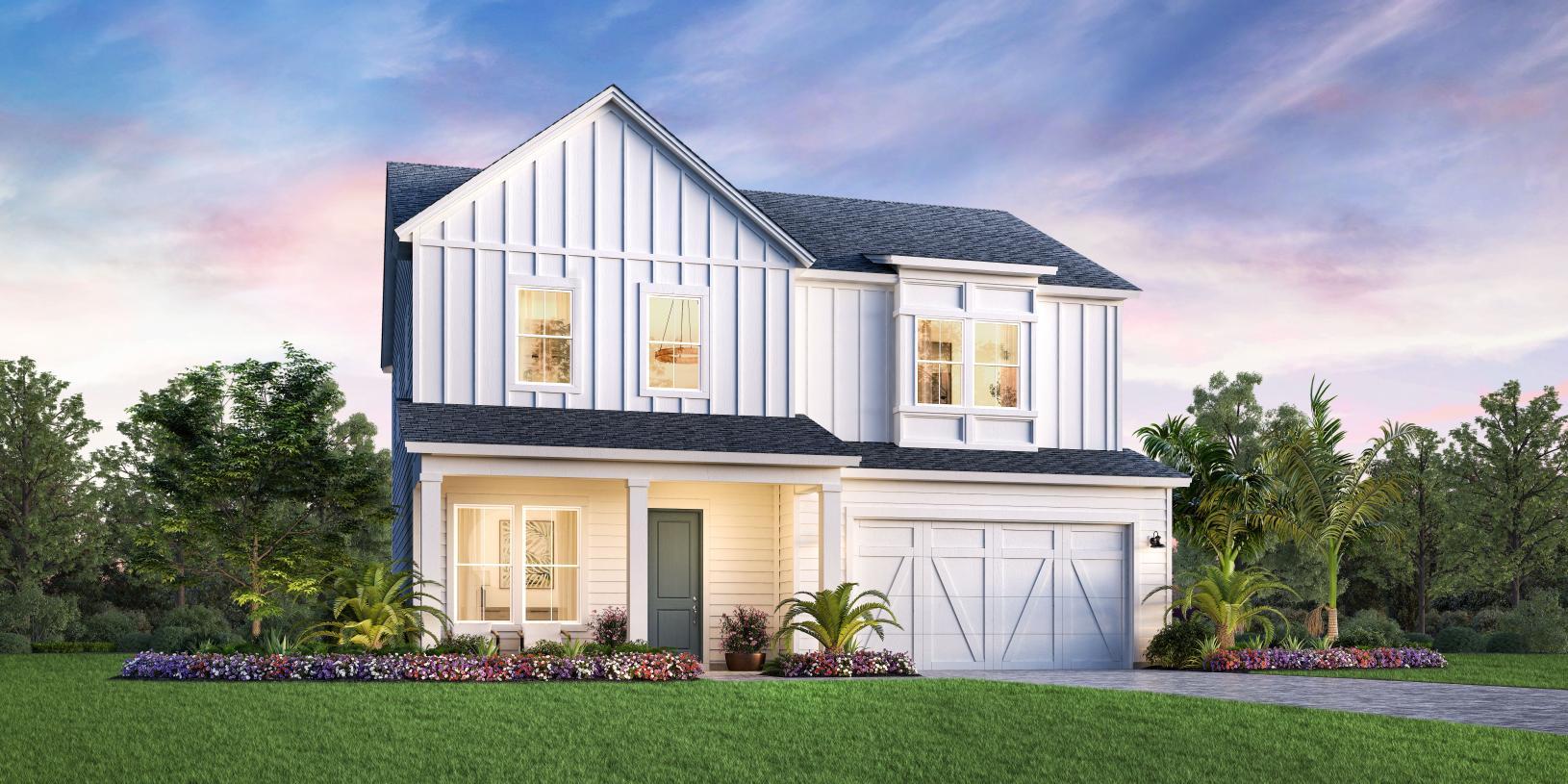 Elevation Image:Modern Farmhouse