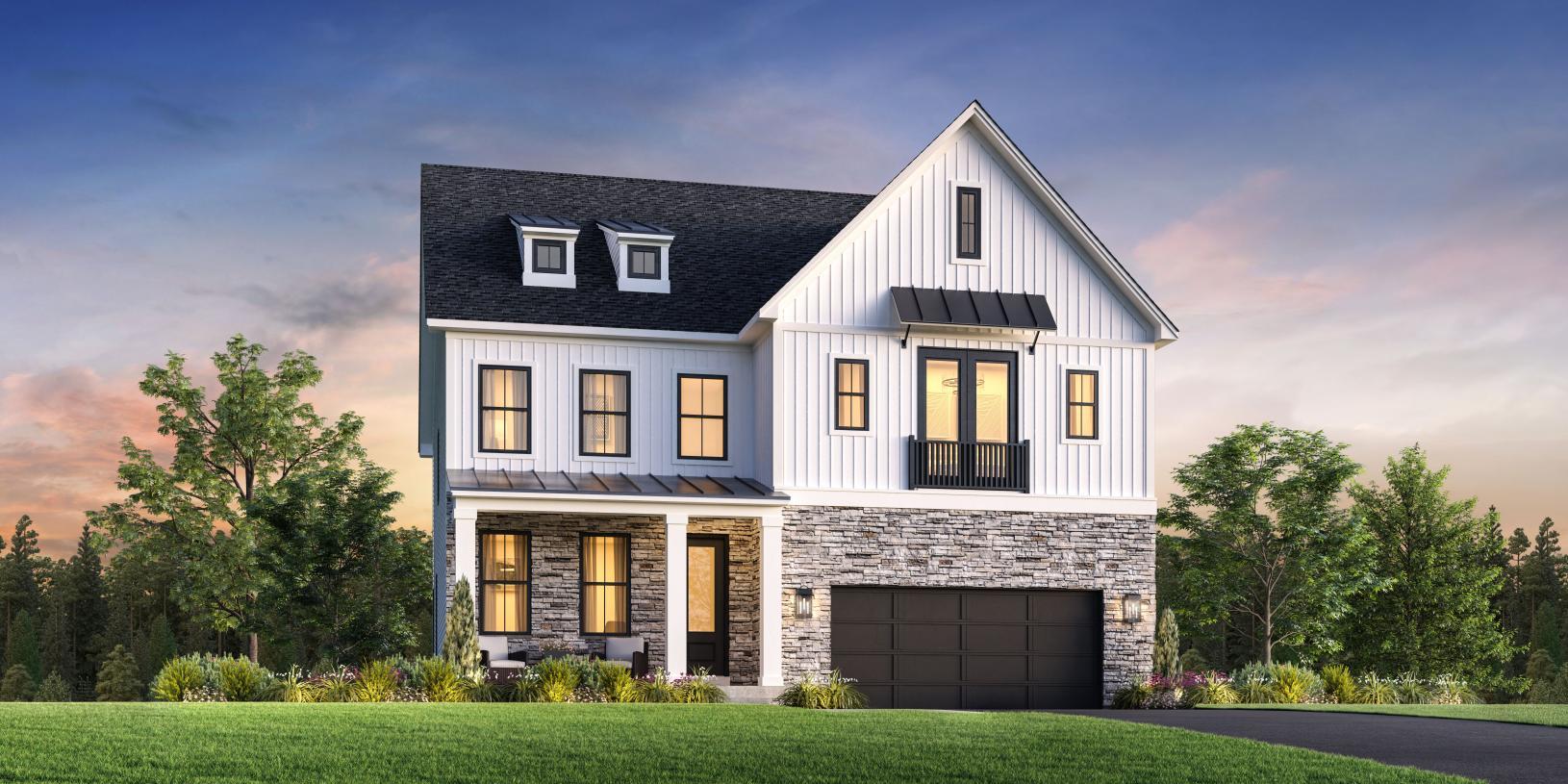 Elevation Image:Modern Farmhouse