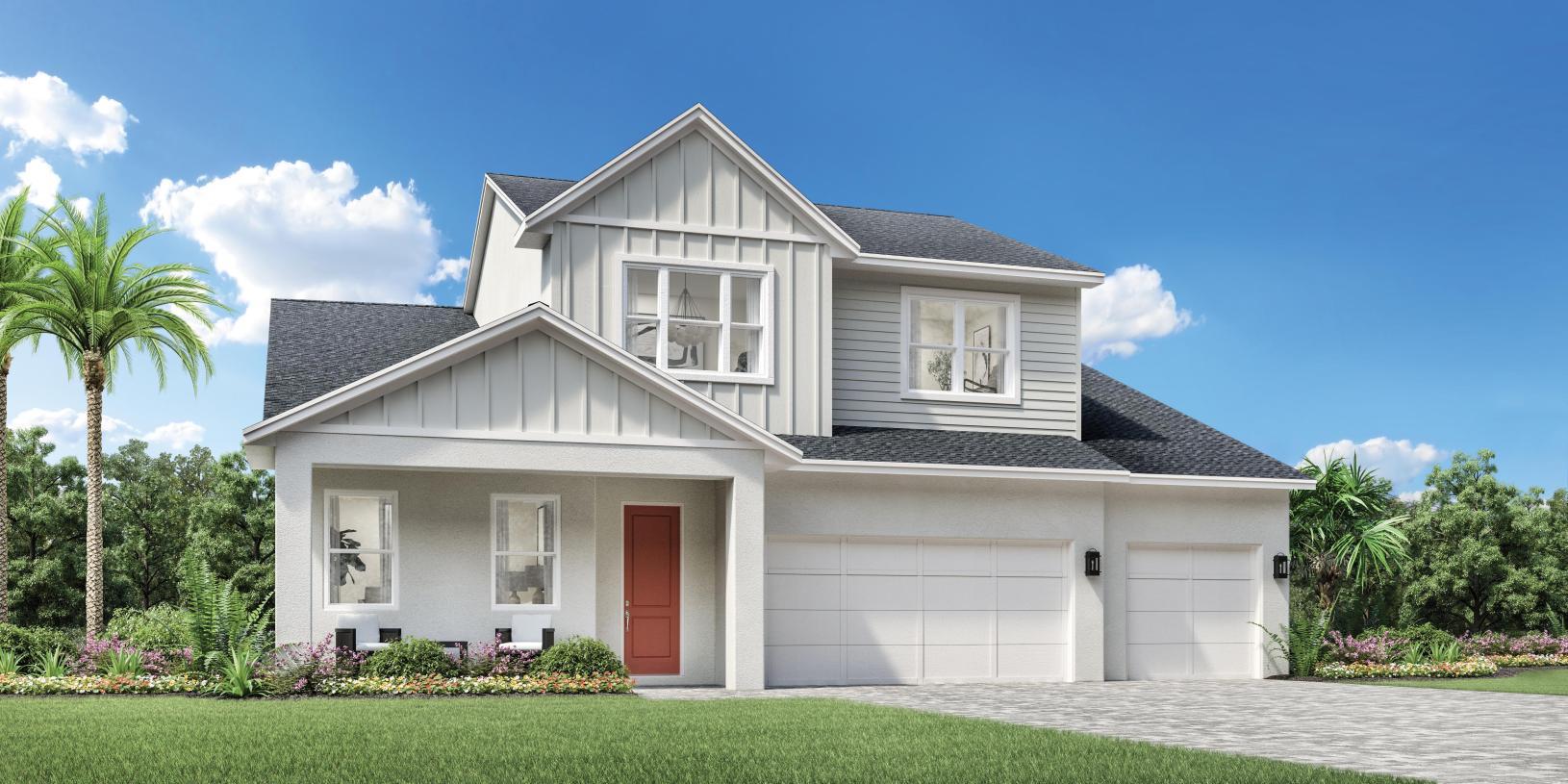 Elevation Image:Modern Farmhouse