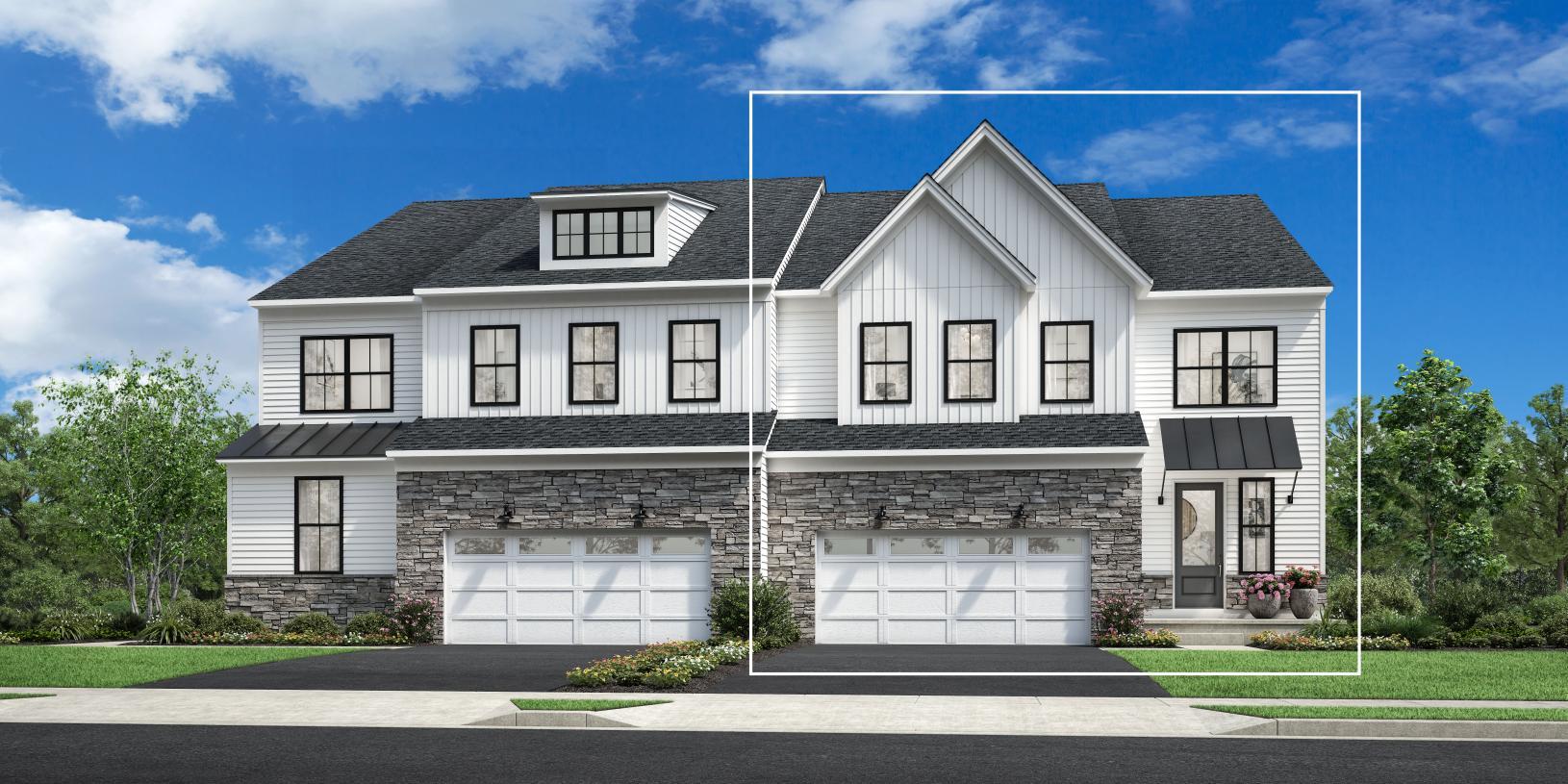Elevation Image:Modern Farmhouse