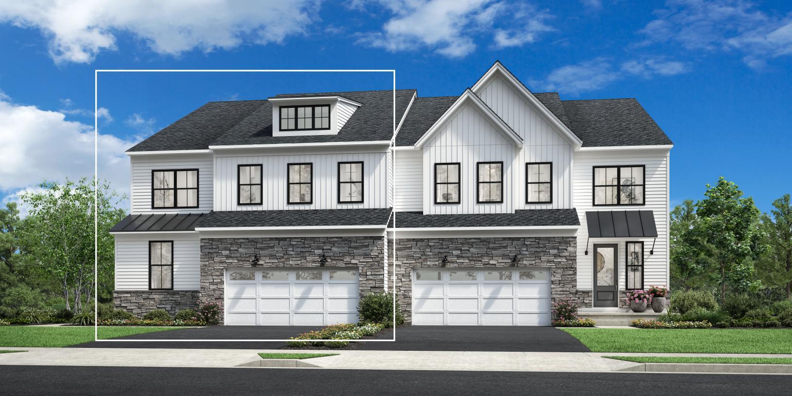 Elevation Image:Modern Farmhouse