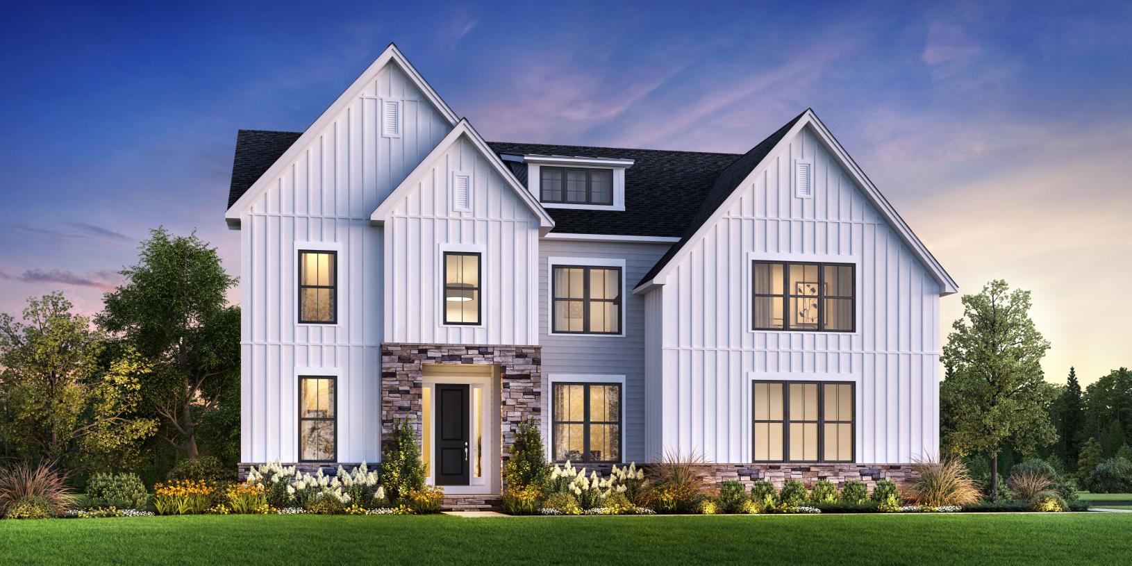 Elevation Image:Modern Farmhouse