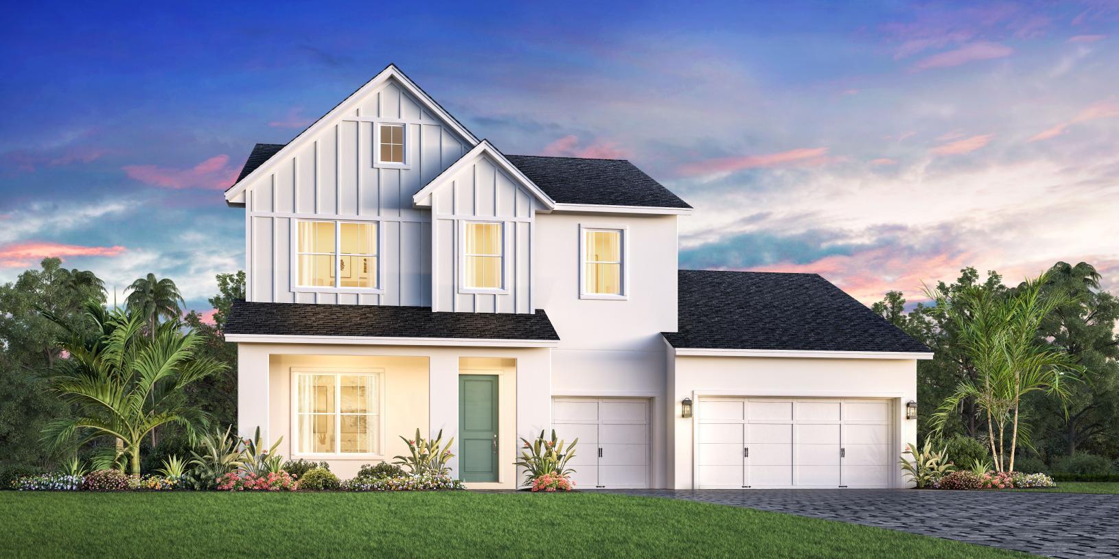 Elevation Image:Modern Farmhouse